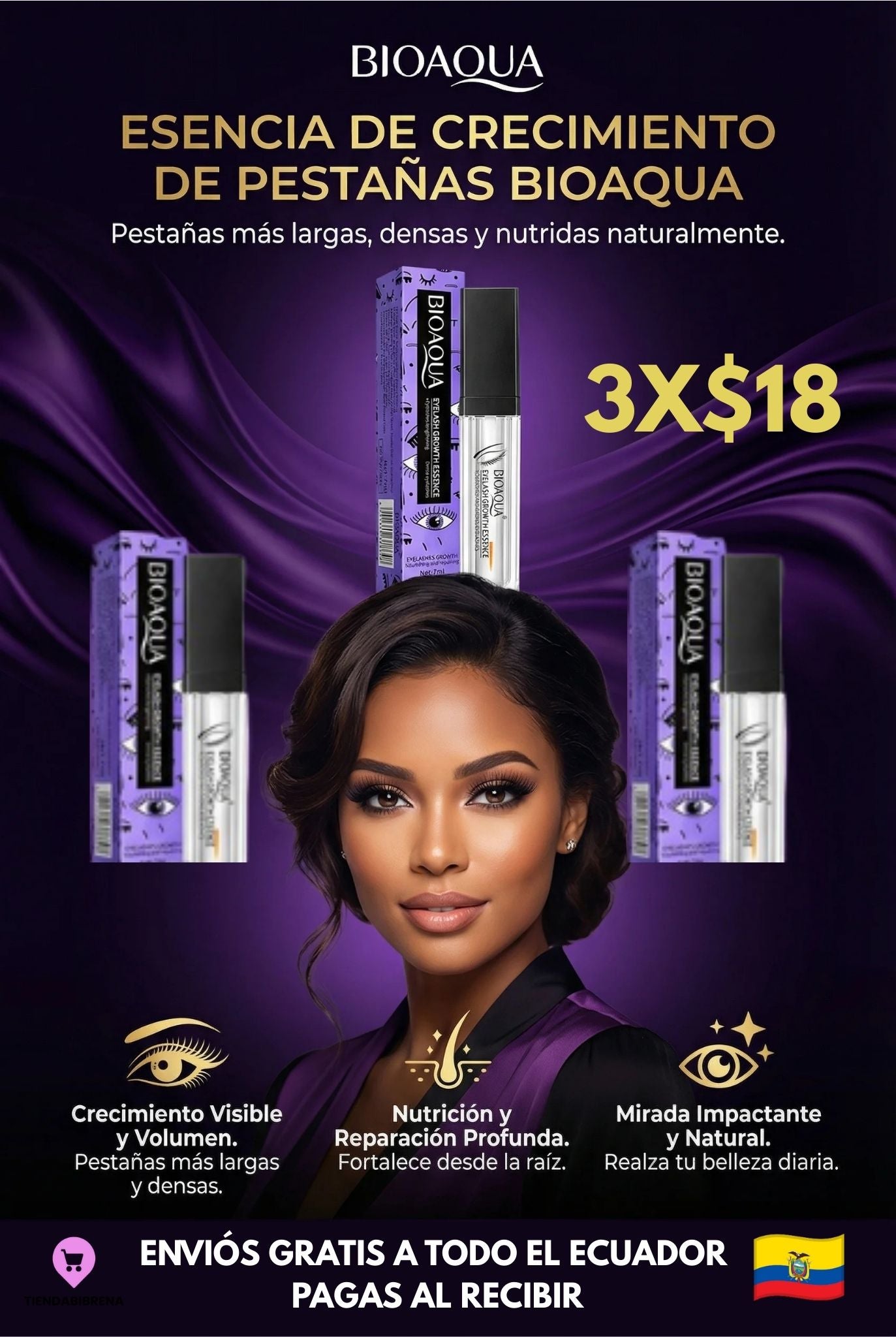 Serum Alargador y Fortalecedor de Pestañas BIOAQUA