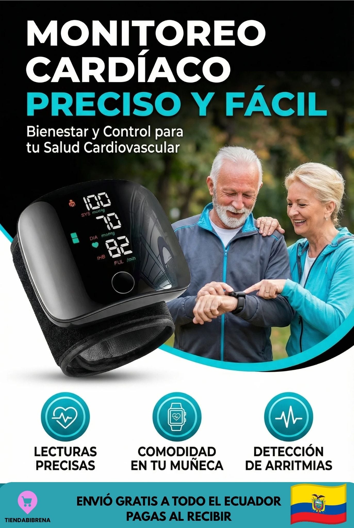 Tensiometro De Muneca Portatil